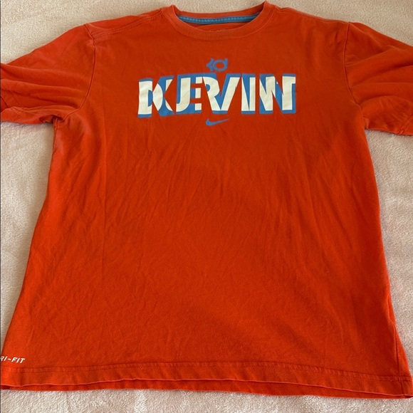Nike Orange KD Kevin Durant Graphic Tee - Picture 1 of 1
